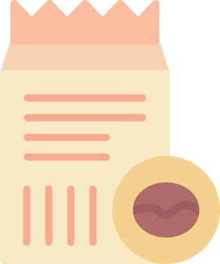 Anında Kahve Vektörü Simgesi Tasarımı