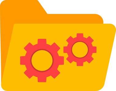 Klasör vektör simgesi tasarım