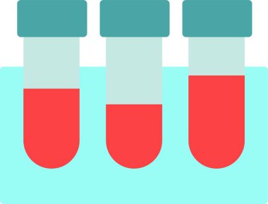 Test Tubes Vector Icon Design