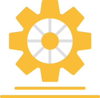 Dişli vektör simgesi tasarım