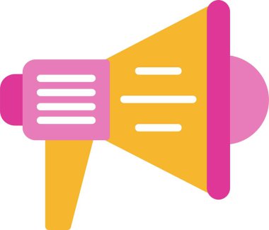 Reklam Vektörü Simgesi Tasarımı