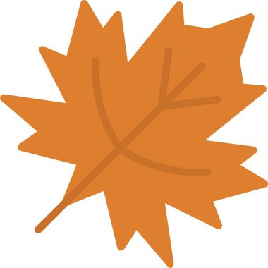 Kuru Yaprak Vektör Simgesi Tasarımı