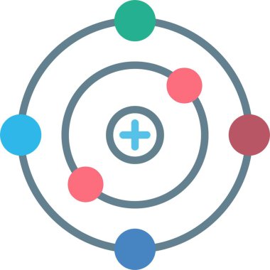 Elektron Vektörü Simgesi Tasarımı