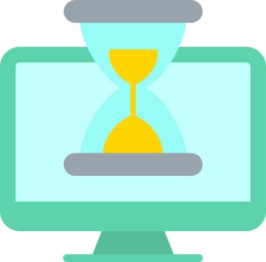 Hourglass Vector Icon Design