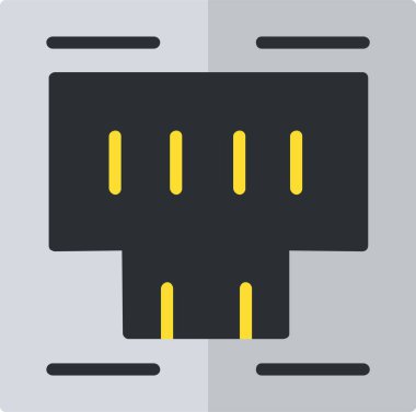 Rj45 Vector Icon Design