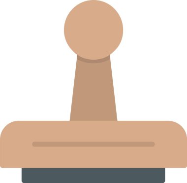 Rubber stamp Vector Icon Design