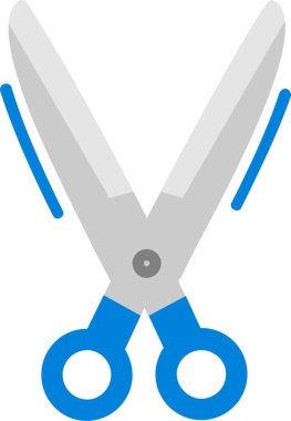 Makas vektör simgesi tasarım