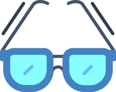 güneş gözlüğü simgesi tasarım vektör