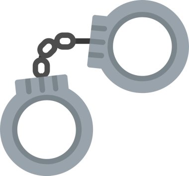 Handcuffs Vector Icon Design