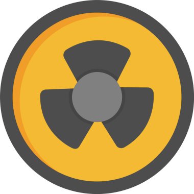 Nuclear Energy Vector Icon Design