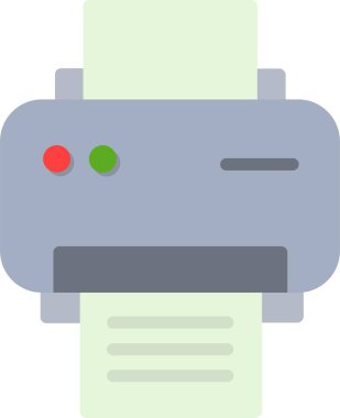 Yazıcı vektör simgesi tasarım