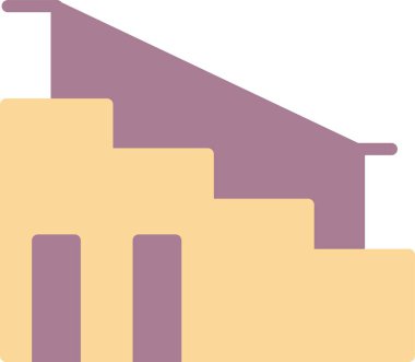 Merdiven vektör simgesi tasarımı