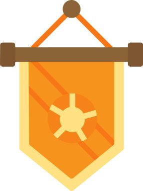 Pennant Vektör Simgesi Tasarımı