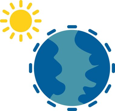 Atmosfer Vektörü Simgesi Tasarımı