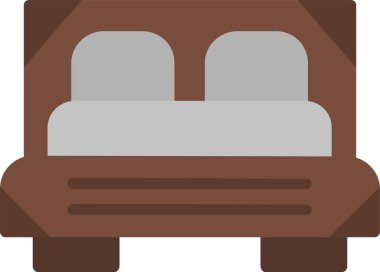 Bed Vector Icon Design clipart