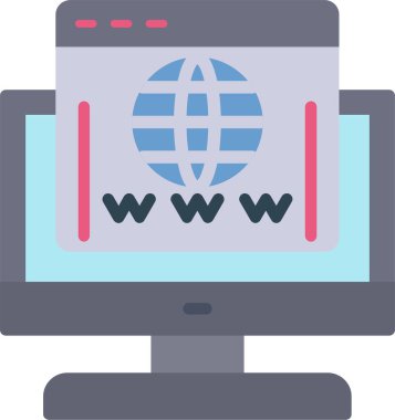 Domain  Vector Icon Design