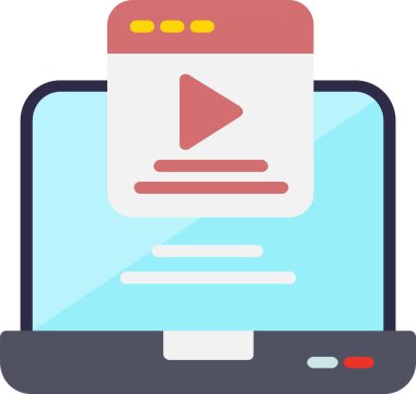 Ortam Vektör Satırı Vektör Simgesi Tasarımı