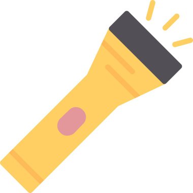 Flashlight Vector Icon Design