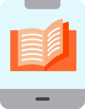 Ebook Vektör Simgesi Tasarımı