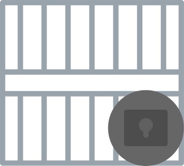 Jail Vector Icon Design