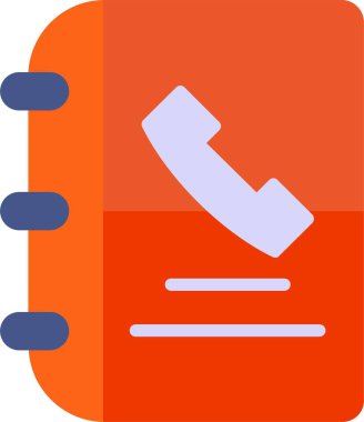 Phone Book Vector Icon Design