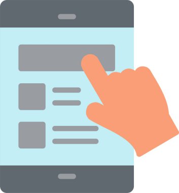 Çevrimiçi Oy Vektörü Simgesi Tasarımı