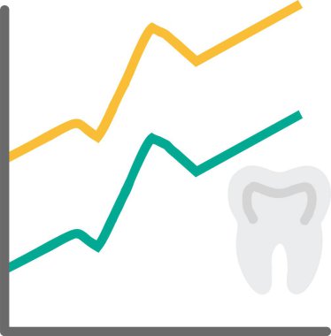 İstatistikler Vektör Simgesi Tasarımı