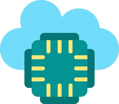 bulut vektör simgesi tasarımı