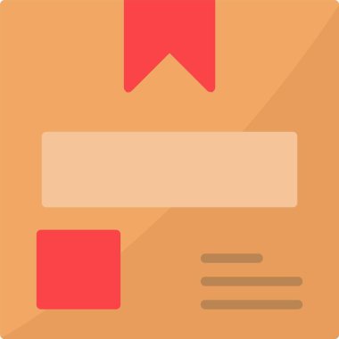 teslimat kutusu vektör simgesi tasarım