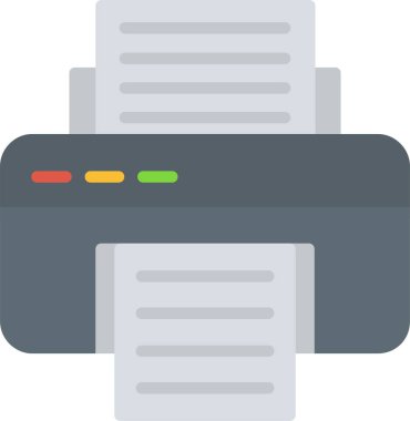 Yazıcı vektör simgesi tasarım