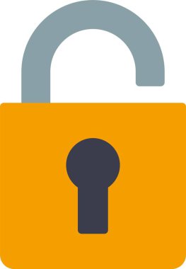 Vektör simgesi tasarım kilidini