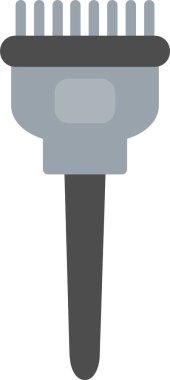 Saç Rengi Fırça Vektörü Simgesi Tasarımı