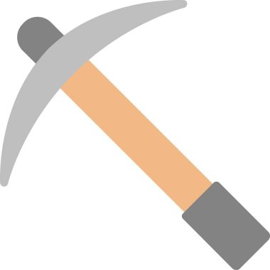 Pickaxe Vector Icon Design