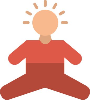 Yoga Vector Icon Design