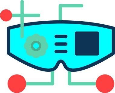 Gözlük vektör simgesi tasarım