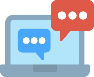 Chat Box Vector Icon Design