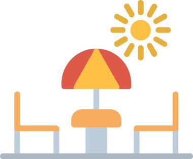 Terrace Vector Icon Design