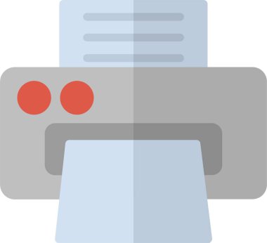 Yazıcı vektör simgesi tasarım