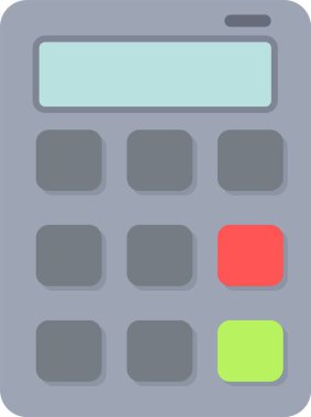 Hesap makinesi vektör simgesi tasarım