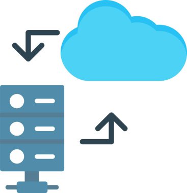 Sunucu Vektör Simgesi Tasarımı