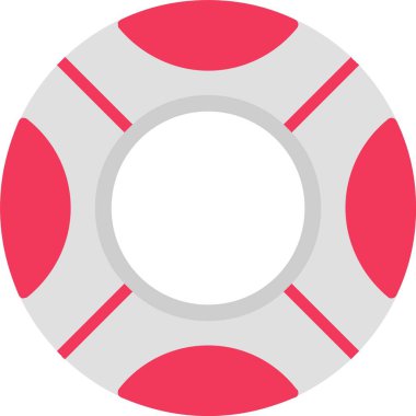 Lifebuoy Vektör Simgesi Tasarımı