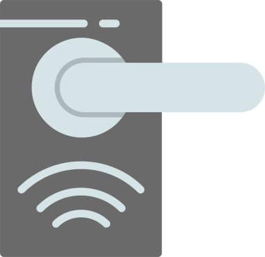 Smart Door Vector Icon Design