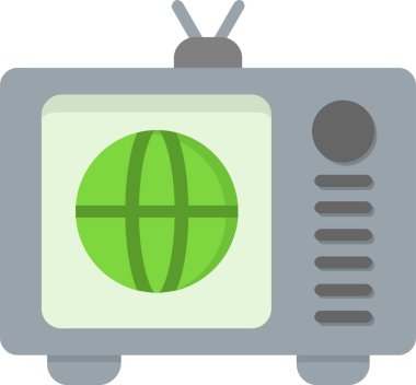 Television Vector Icon Design