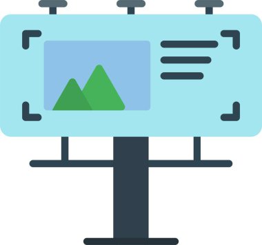 Billboard Vector Icon Design