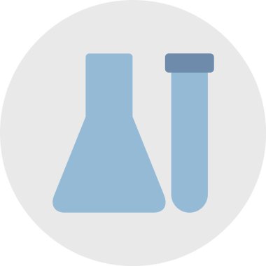 Kimyasal Ampuller Vektör Simgesi Tasarımı