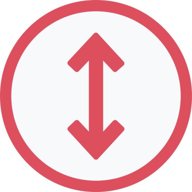 Yukarı ok vektör simgesi tasarım