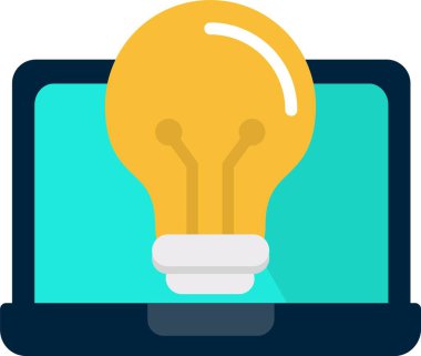 Ampul vektör simgesi tasarım