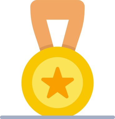 Madalya vektör simgesi tasarım