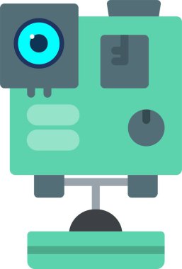 Video Camera Gopro Vector Icon Design