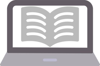 Çevrimiçi Öğrenme Vektörü Simgesi Tasarımı